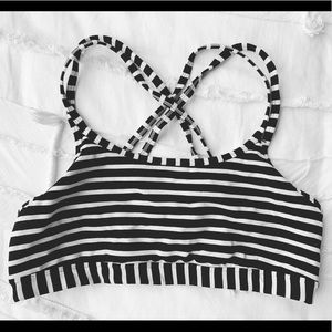 Athleta Striped Sports Bra